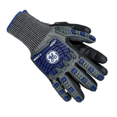 TPR Impact Foam Nitrile Work Gloves — GE PPE GG244, Impact Resistant