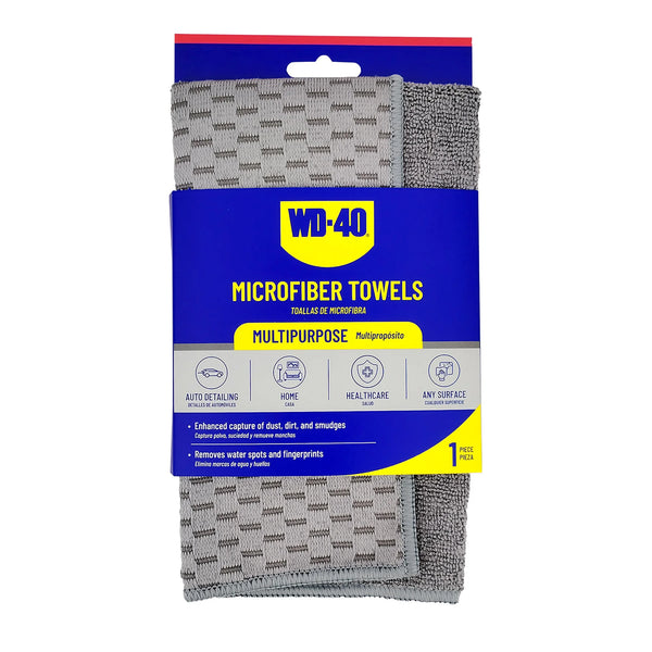 1 pack | 2-in-1 Multipurpose Microfiber Towel | L40180