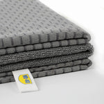 1 pack | close-up of folded towel texture detail | 2-in-1 Multipurpose Microfiber Towel | L40180
