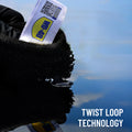 1 pack | product held against blue sky outdoors | 600 GSM Twist Loop Car Drying Microfiber Towel 25x36 in — WD-40, Scratch-Free & Lint-Free | L40400