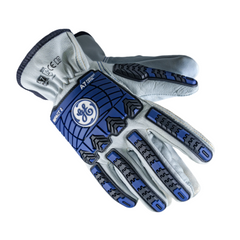 A7 Cut & Impact Resistant Driver Gloves — GE PPE GG421, Leather