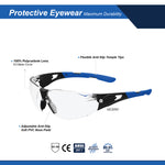 GE205C | Safety Glasses | Frameless, ANSI Z87.1, UV Protection