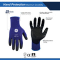 ALL-SHOW | PU Dipped Gloves | 18 Gauge, Touch Screen