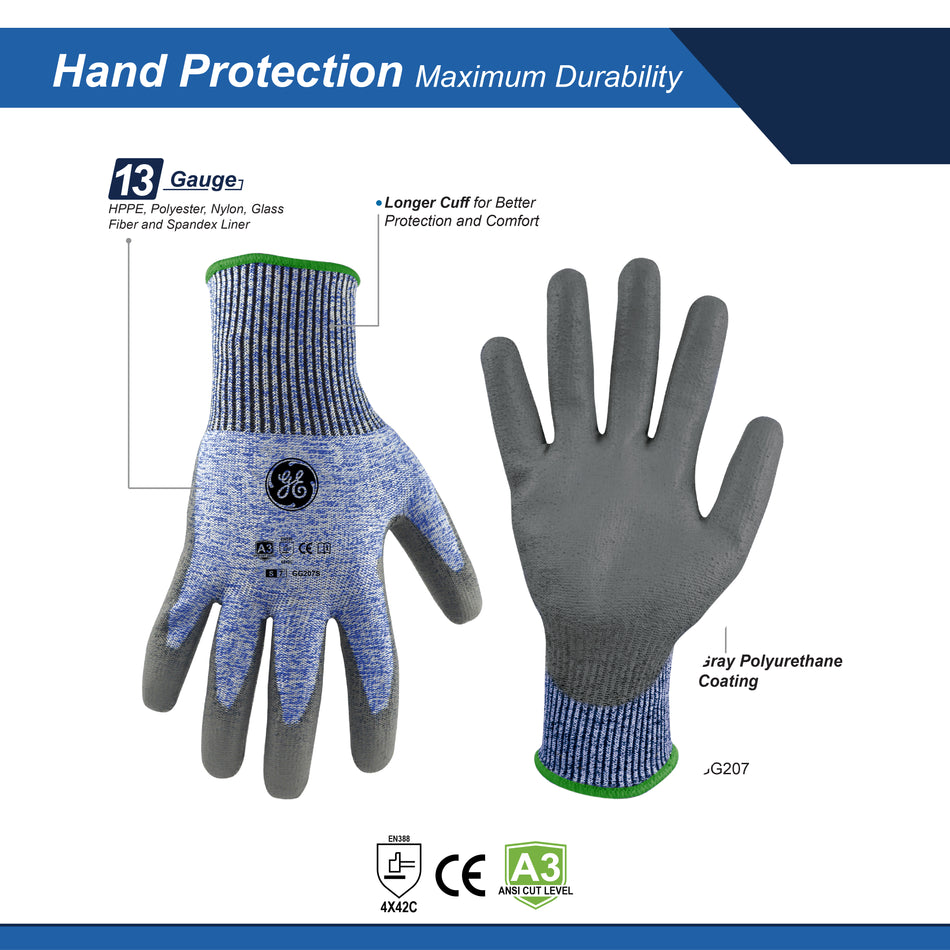 all-show | Cut Resistant Gloves | ANSI A3 Protection