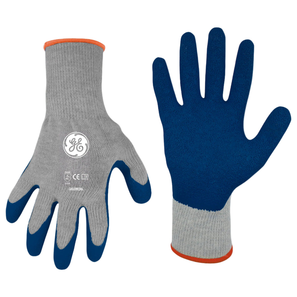 2XL | Crinkle Rubber Dipped Gloves | 10 Gauge, EN388 & CE