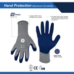 all-show | Crinkle Rubber Dipped Gloves | 10 Gauge, EN388 & CE