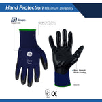 Smooth Nitrile Dipped Gloves | 13 Gauge