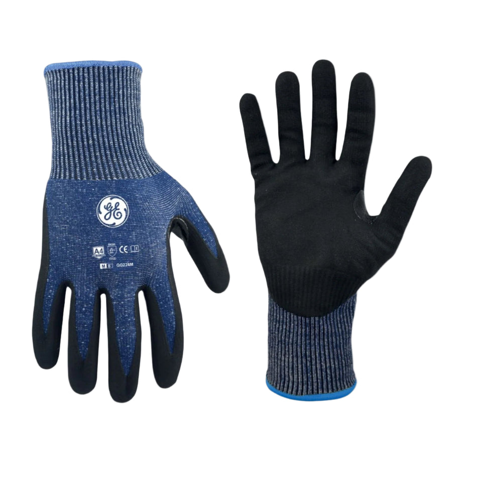M | Micro Foam Nitrile Dipped Gloves | ANSI Cut Level 4