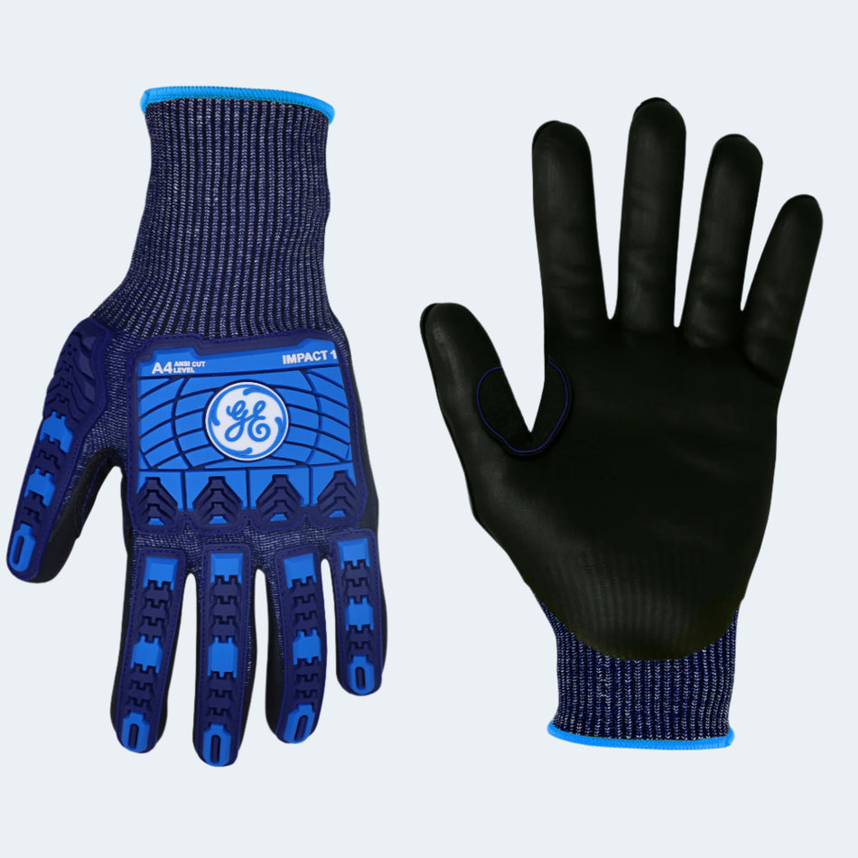 M | Impact Gloves | Micro Foam Nitrile, ANSI Cut Level 4
