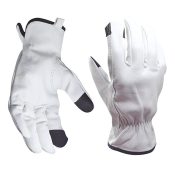 Goat Skin Leather Driver Gloves | Touch Screen Compatible | GG302
