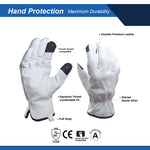 Goat Skin Leather Driver Gloves | Touch Screen Compatible | GG302