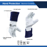TIG Welding Gloves | Goatskin Leather, EN388 & EN407 Certified