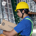 yellow | GH326Y vented cap style hard hat with chin strap