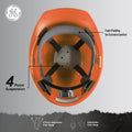 orange | Hard Hat | Type 1, Cap Style, Dielectric, Non Vented | GH327O