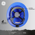 blue | Full Brim Vented Hard Hat with 4-Point Ratchet Suspension – Type 1 Class C | GH328B