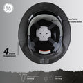 Carbon Black | Full Brim Vented Hard Hat with 4-Point Ratchet Suspension – Type 1 Class C | GH328CB