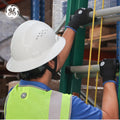 white | Full Brim Vented Hard Hat with 4-Point Ratchet Suspension – Type 1 Class C | GH328W