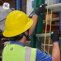yellow | Full Brim Vented Hard Hat with 4-Point Ratchet Suspension – Type 1 Class C | GH328Y