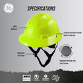 Hi-Vis Lime | GH329 dielectric full brim hard hat