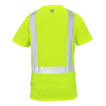 green | Hi-Vis Short Sleeve Shirt | ANSI Class 2, UPF 40+
