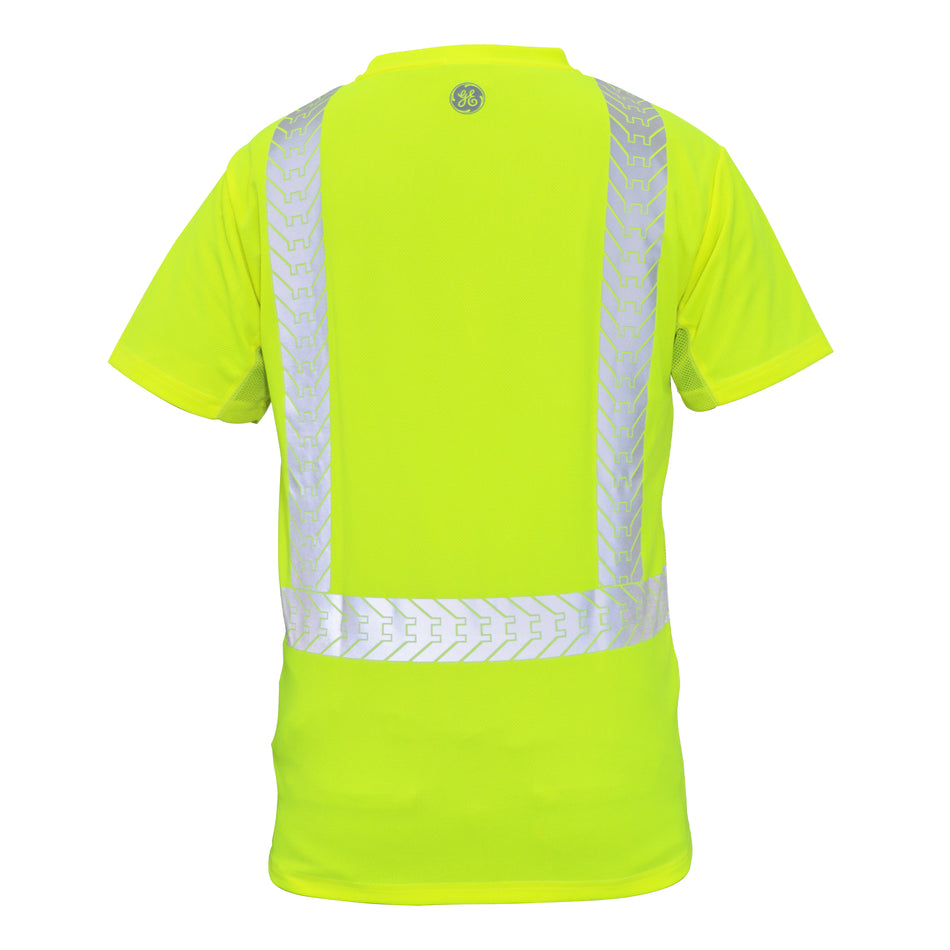 green | Hi-Vis Short Sleeve Shirt | ANSI Class 2, UPF 40+