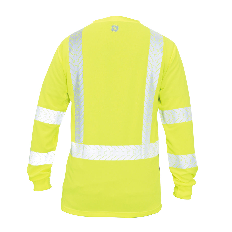 green | Hi-Vis Long Sleeve Shirt | Class 3 ANSI 107-2020
