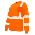 orange | Hi-Vis Long Sleeve Shirt | Class 3 ANSI 107-2020