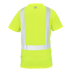 green | Hi-Vis Short Sleeve Shirt | ANSI Class 2 UPF 40+