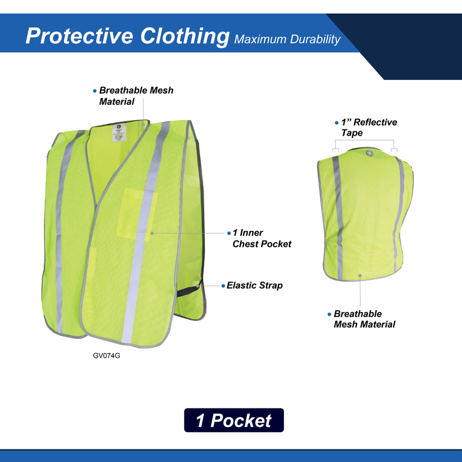 all-show | High-Visibility Safety Vest | ANSI 107-2020 Compliant