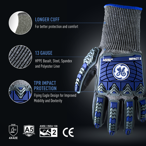 Foam Nitrile TPR Impact Gloves