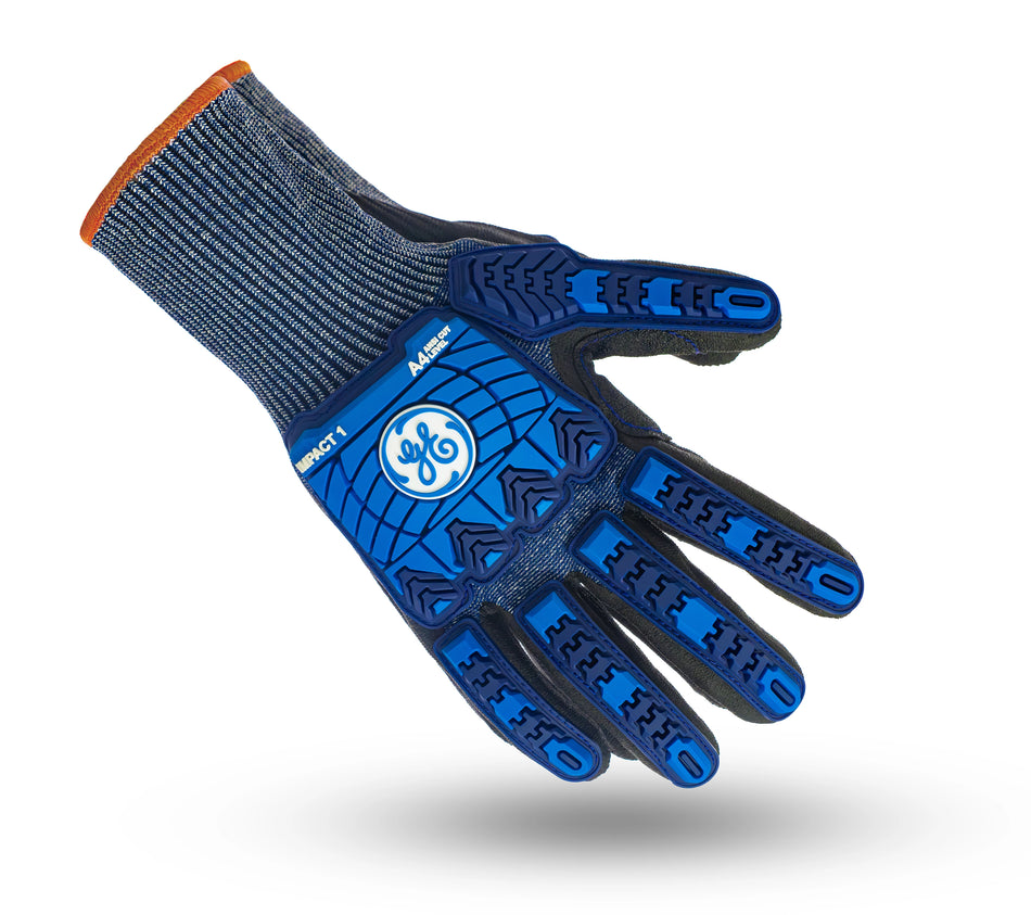 2xl | Micro Foam Nitrile, ANSI Cut Level 4 | TPR Impact Cut Level 4 Micro Foam Work Gloves — GE PPE GG242, Impact Resistant | GG2422XLC