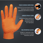Nitrile Gloves | 8 Mil Heavy Duty & Touch Screen | GG622