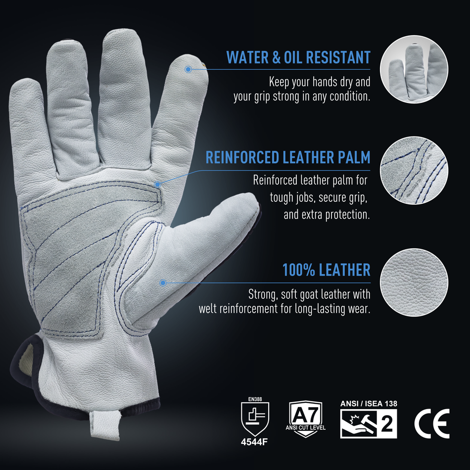 all-show | A7 Cut & Impact Driver Gloves