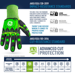 Sandy Nitrile TPR Impact Gloves