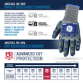 all-show | Foam Nitrile Impact Gloves | ANSI Cut Level 5