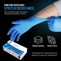 s, 100 PCS | Touch Screen Compatible | GE PPE 4 Mil Nitrile Gloves Touch Screen Compatible GG600 | GG600S