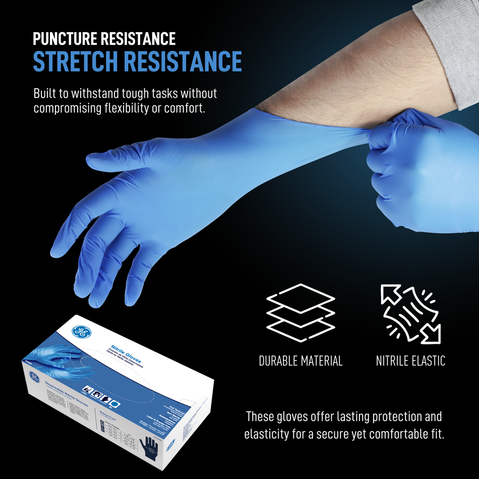 Nitrile Gloves | 6 Mil Heavy Duty Touch Screen | GG601