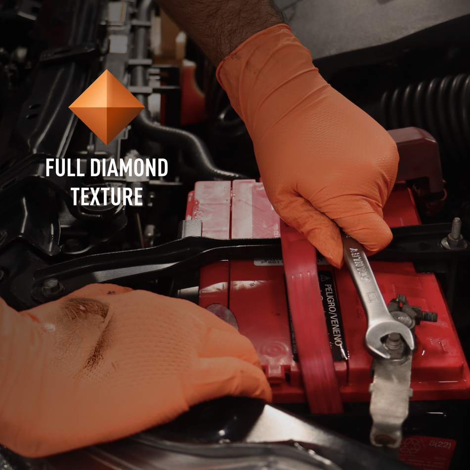 Nitrile Gloves | 8 Mil Heavy Duty & Touch Screen | GG622