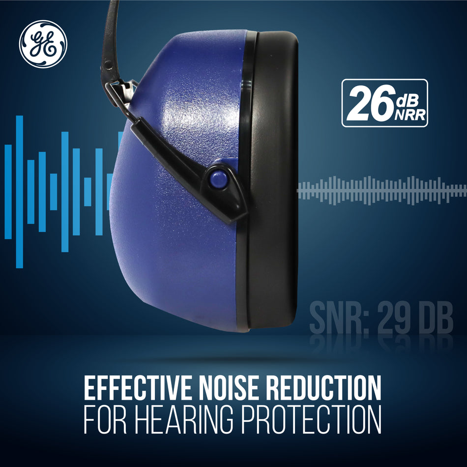 Folding Earmuff | 26 dB NRR Hearing Protection | GM451