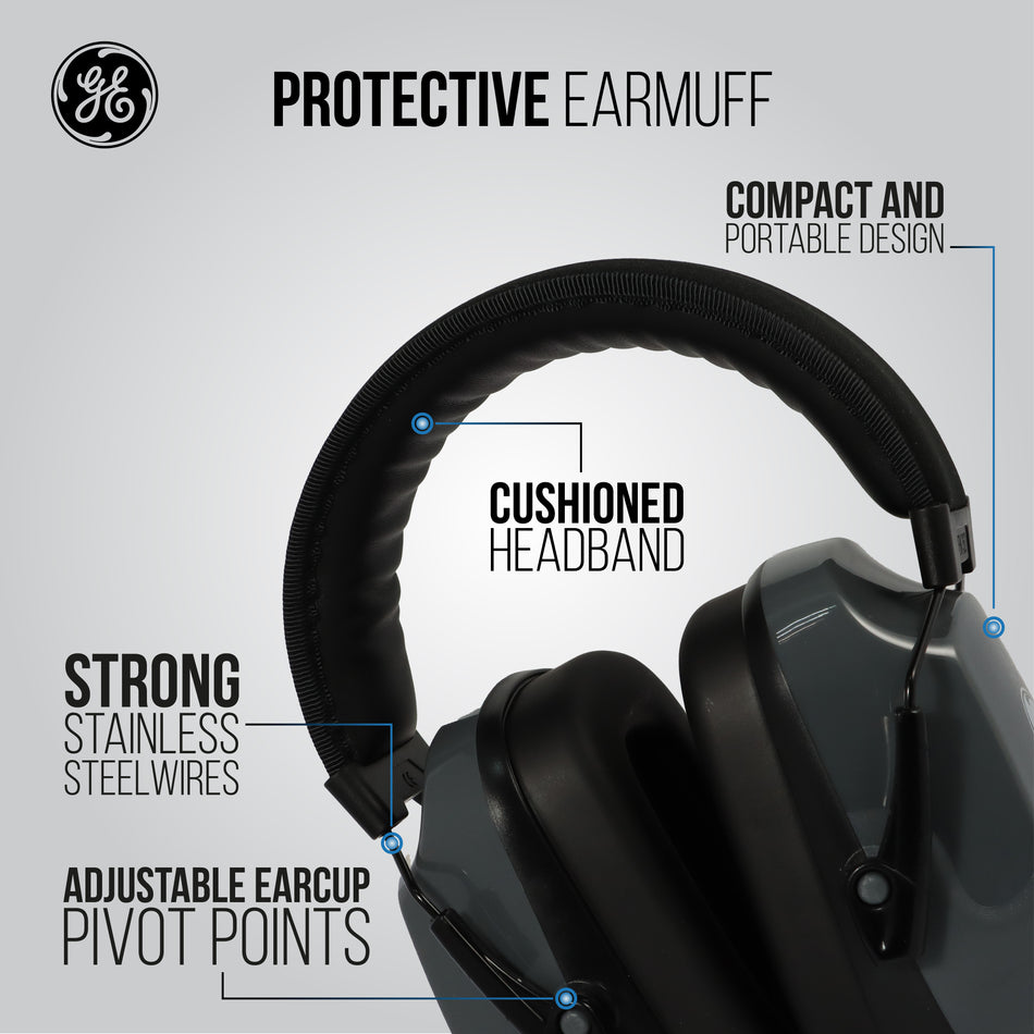 Protective Earmuff | 27 dB NRR Hearing Protection | GM452