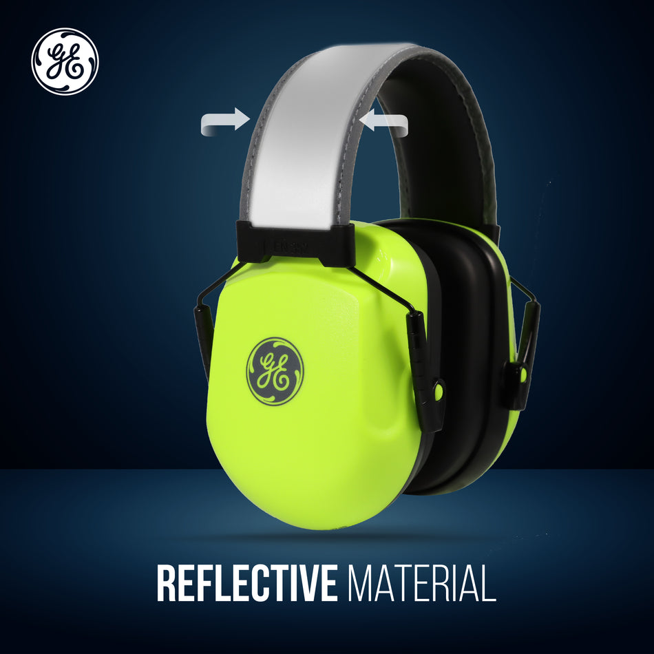 High Visibility Protective Earmuff | 27 dB NRR | GM452HV