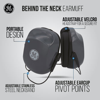 Behind-The-Neck Earmuff | 26 dB NRR | GM454
