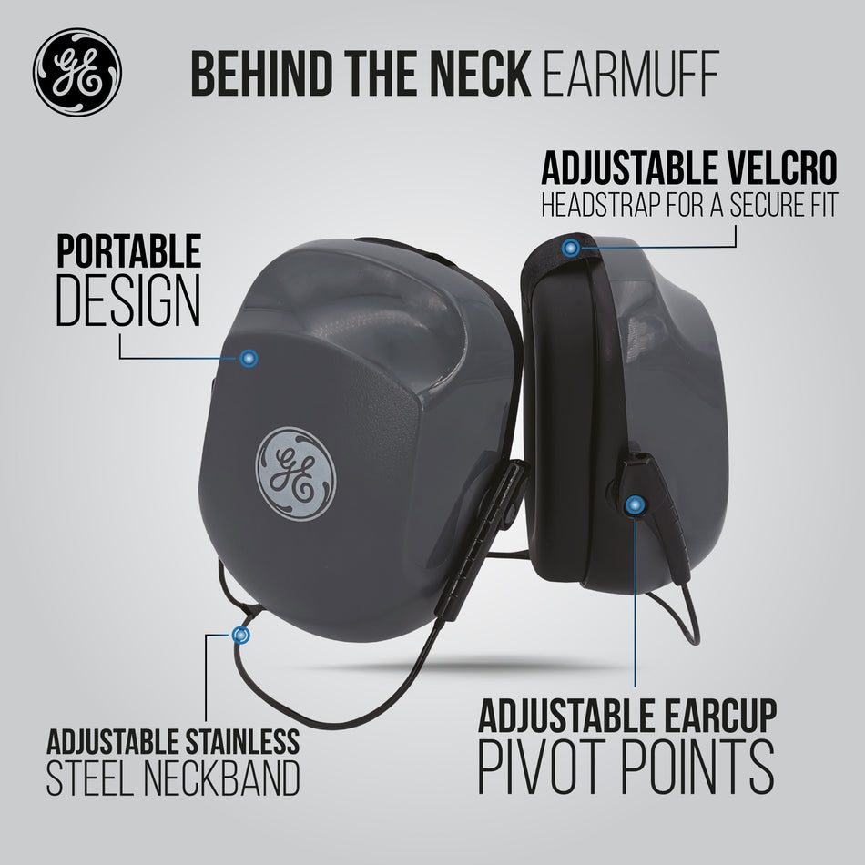 Behind-The-Neck Earmuff | 26 dB NRR | GM454