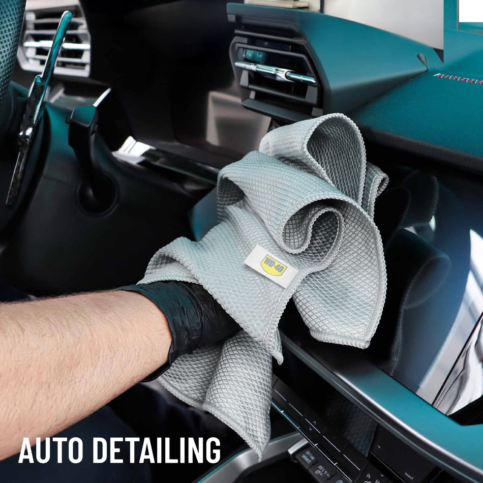 all-show | Multipurpose Microfiber Towel | Glass & Lint Free | WD-40