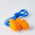 1 pack | three earplugs with blue cord attached | Christmas Tree Shaped Earplugs | GP440