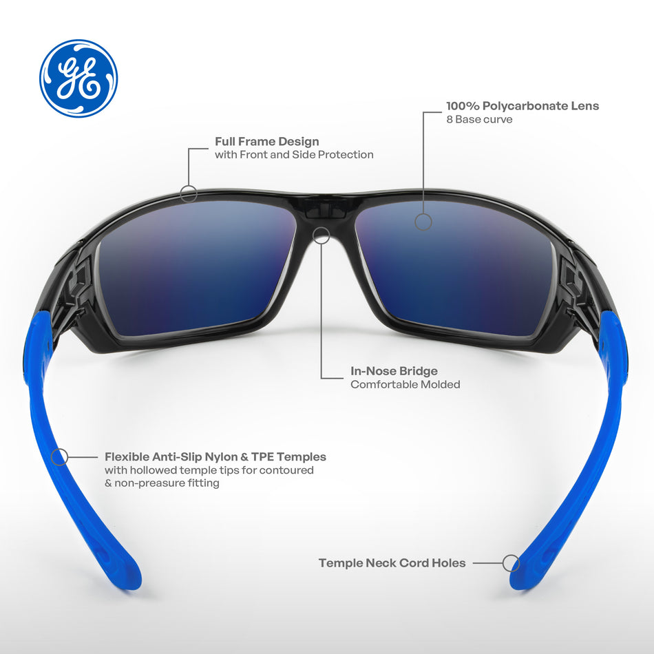 GE104BAF | Safety Glasses | ANSI Z87.1, UV Protection 