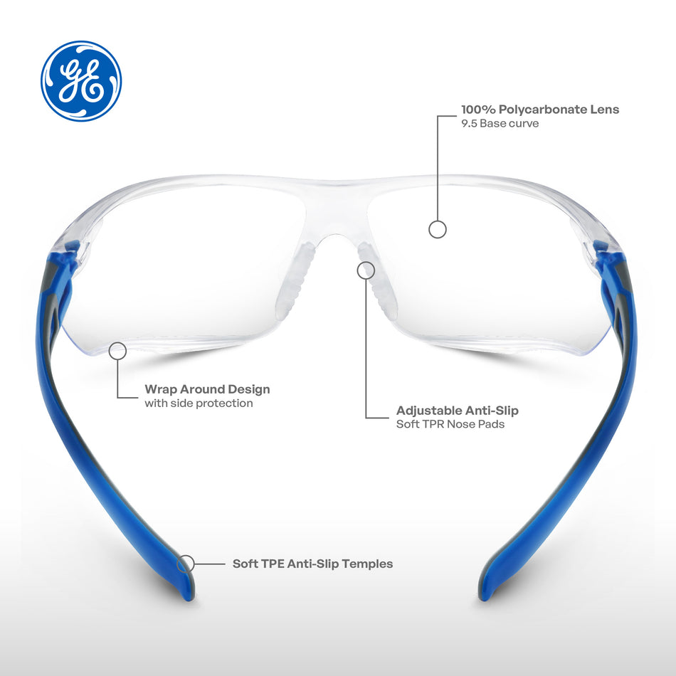 Safety Glasses | Frameless, Dielectric, ANSI Z87.1