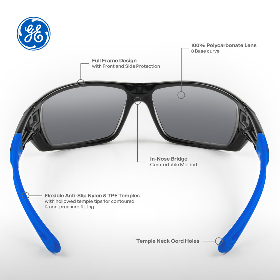 GE104SAF | Safety Glasses | ANSI Z87.1, UV Protection 