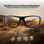 GE104CAF | GE104C | Safety Glasses | ANSI Z87.1, UV Protection