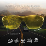 gray, Clear Anti-Scratch | 03 Series - Frameless Safety Glasses | GE203C